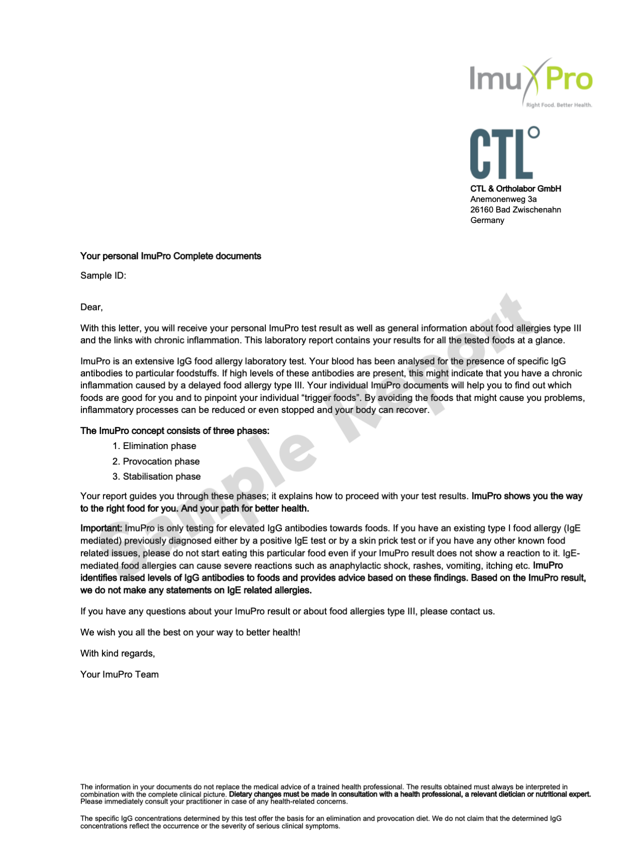 Neurospot Sample Report